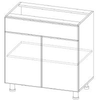 Фото  кухня венеция стол-рабочий с800яс производитель SV-мебель