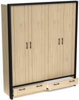 Фото  шкаф бостон (180) четырехдверный (без зеркал) производитель СБК