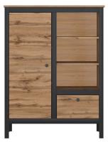 Шкаф Loft REG1D1S/90 в интернет магазине Планета Комфорта Фото gostinaya-loft-loft шкаф loft reg1d1s/90 производитель Black Red White (БРВ)