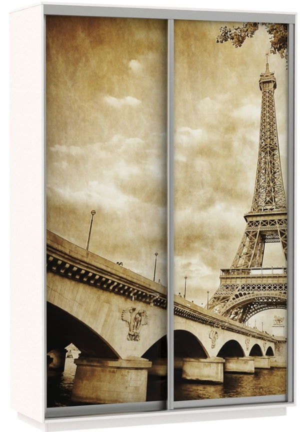 Фото Шкаф-купе Экспресс Дуо Фото (1,4х0,6х2,4 - 2 двери) от производителя Мебельная компания Е1 в Геническе по цене 39 580 ₽