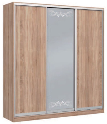 Фото Шкаф-купе Оскар 3.6 (1,77х0,6х2,4 - 3 двери) от производителя Мебель Маркет в Геническе по цене 57 400 ₽