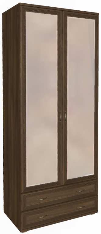 Фото Шкаф Карина ШК-1007 (90) двухдверный от производителя Лером в Геническе по цене 36&nbsp;540 ₽