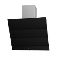 Вытяжка наклонная Cascada E 60 (596х400хh863(1173)) (Материал Металл/Стекло , Цвет Металлик/Черный) в Геническе от производителя 