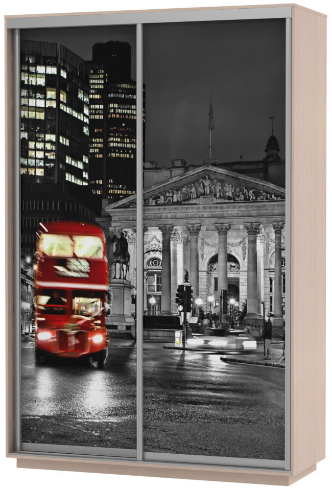 Фото Шкаф-купе Экспресс Хит Фото (2 двери) от производителя Мебельная компания Е1 в Геническе по цене 22&nbsp;920 ₽