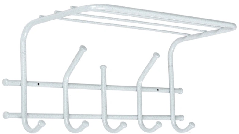 Фото Вешалка с полкой Эра 5 от производителя Завод металлических изделий в Геническе по цене 570 ₽