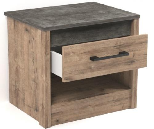 Тумба прикроватная Денвер (веллингтон-камень темный, веллингтон-камень темный (СБК) ) в Геническе от производителя 