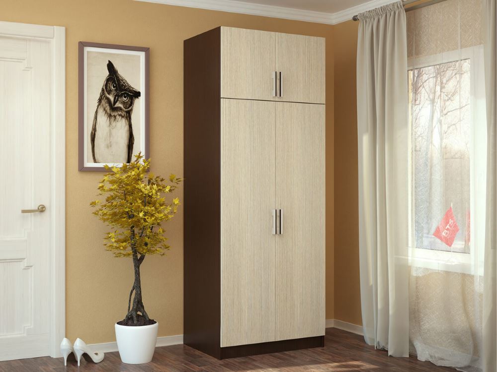 Фото Шкаф с перегородкой (80) двухдверный от производителя БТС  в Геническе по цене 10&nbsp;220 ₽