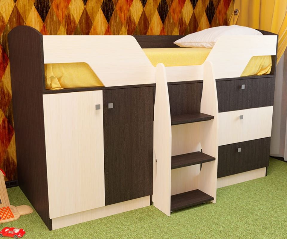 Фото Кровать детская Лимбо (СМ 80х180) от производителя Пирамида в Геническе по цене 19&nbsp;480 ₽