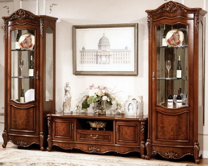 Фото Шкаф-витрина Аллегро 3 от производителя Слониммебель в Геническе по цене 41&nbsp;950 ₽