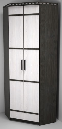 Фото Шкаф Ольга-13 (80) угловой  от производителя Фант-мебель в Геническе по цене 12 040 ₽