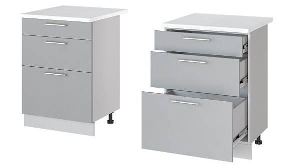 Фото Кухня Бронкс стол-рабочий Н-63 от производителя Леко в Геническе по цене 7&nbsp;980 ₽