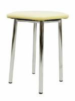 Табурет Т5 ( Обивка стула:кожзам , хром, в ассортименте, квадратное (Европа-Д) ) в Геническе от производителя 