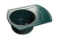 Мойка Granfest GF-R650L (ГР 650х500хh200) (шир.ящ.min 450) (Цвет мойки черный) в Геническе от производителя 