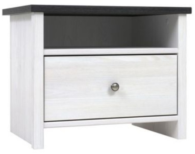 Фото Тумба прикроватная Порто KOM1S/50 от производителя Black Red White (БРВ) в Геническе по цене 5 960 ₽