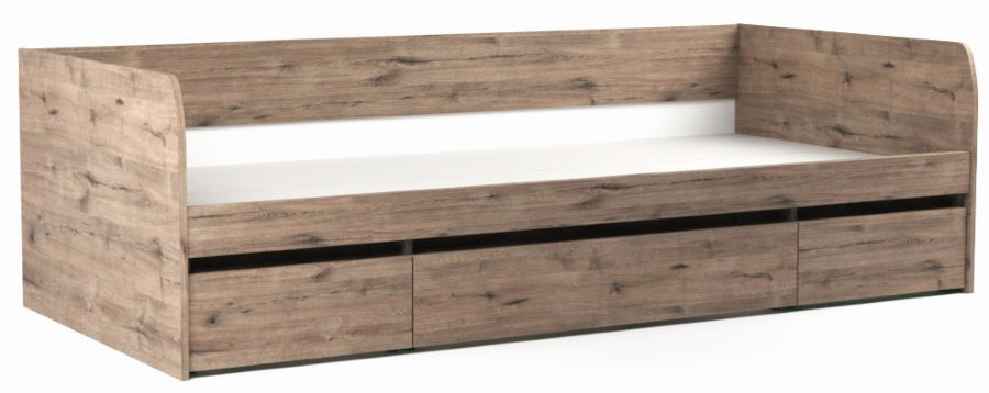 Фото Кровать односпальная Денвер (СМ 90х200) с ящиками с основанием от производителя СБК в Геническе по цене 25 200 ₽