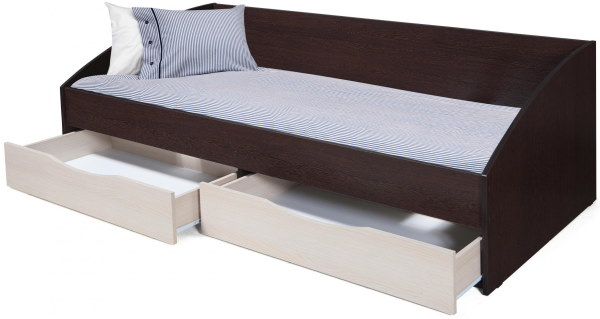 Фото Кровать односпальная Фея-3 (симметричная) (СМ 90х200) с основанием от производителя Олмеко в Геническе по цене 14&nbsp;030 ₽