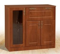 Фото gostinaya-venetsiya комод венеция в-11 со вставкой из стекла производитель Марибель