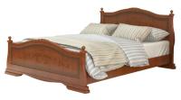 Кровать двуспальная Карина-1 (СМ 160х200) без основания с универсальными царгами в интернет магазине Планета Комфорта Фото derevyannye-krovati кровать двуспальная карина-1 (см 160х200) без основания с универсальными царгами производитель Браво-мебель