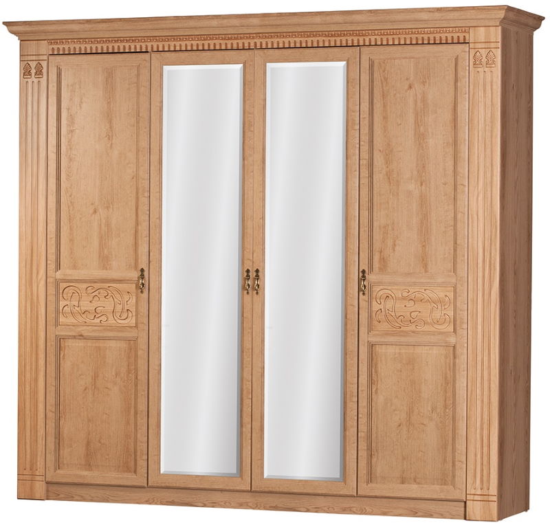 Фото Шкаф Лючия 203 (246) четырехдверный от производителя Яна в Геническе по цене 82&nbsp;310 ₽