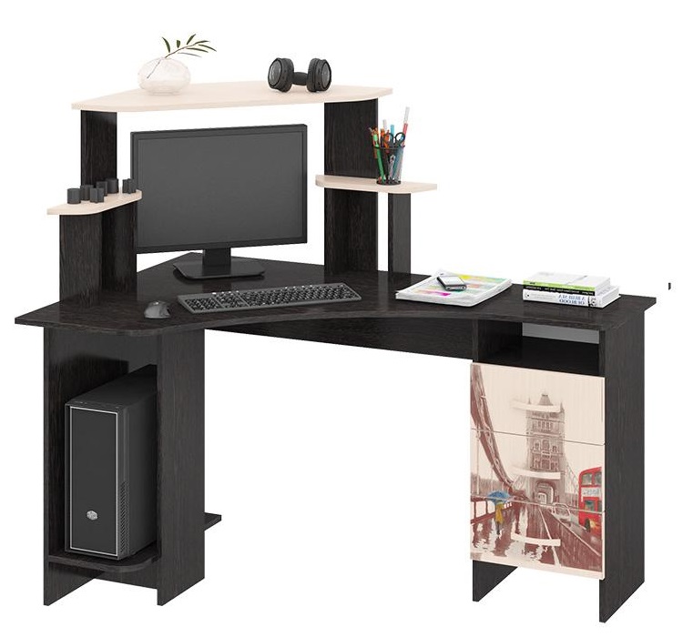 Фото Стол компьютерный Бумеранг-3Н(М) (Л) от производителя ТриЯ в Геническе по цене 15&nbsp;410 ₽