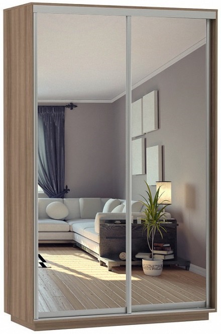 Фото Шкаф-купе Экспресс Дуо Экспенс (1,4х0,6х2,4 - 2 двери) от производителя Мебельная компания Е1 в Геническе по цене 33 260 ₽