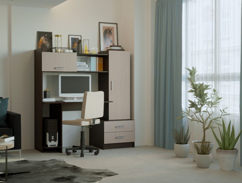 Фото Стол компьютерный ПКС-7 (1,5) от производителя ПАМИР в Геническе по цене 11 440 ₽