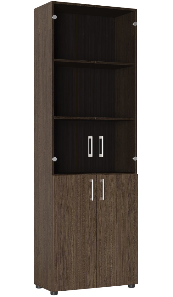 Фото Шкаф со стеклом Офис ОФ-303К от производителя Компасс в Геническе по цене 16 360 ₽