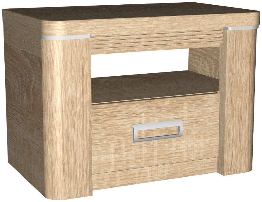 Фото Тумба прикроватная Магнолия от производителя СБК в Геническе по цене 6&nbsp;040 ₽