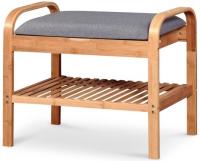 Полка для обуви Halmar ST-12 (натуральный, серый (Halmar ) ) в Геническе от производителя 