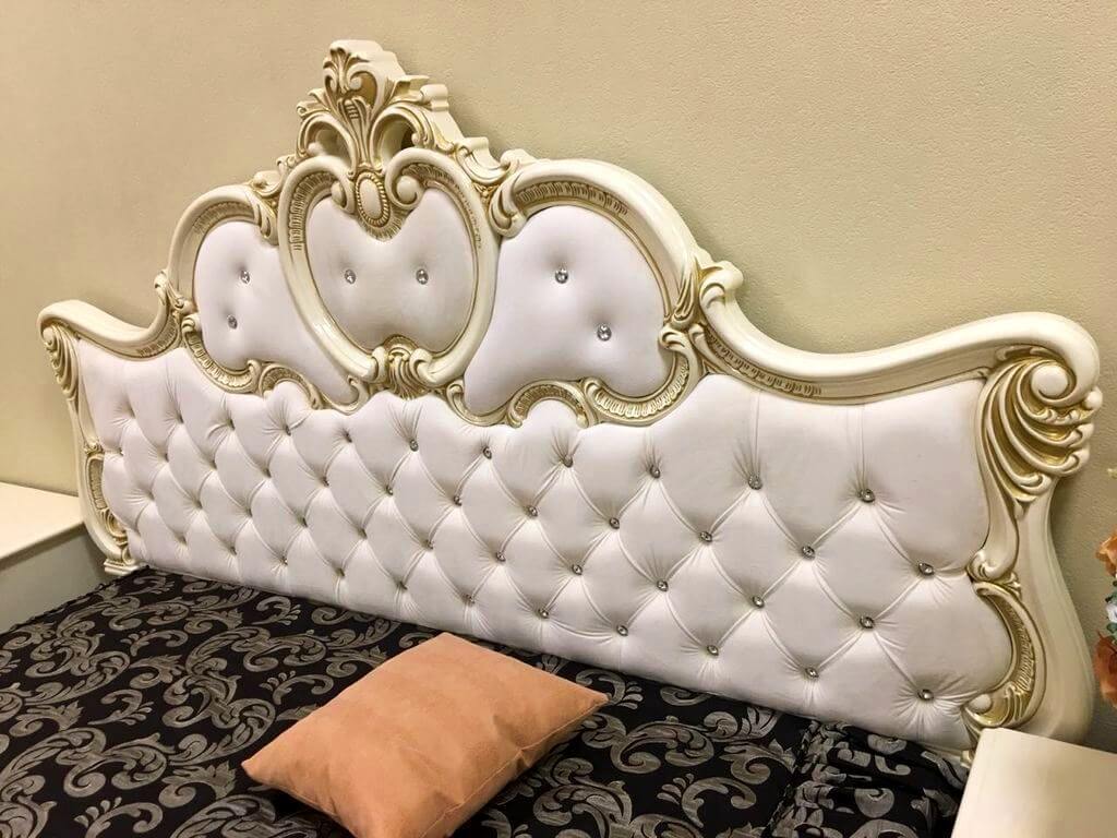 Фото Кровать двуспальная Лорена (СМ 180х200) с основанием от производителя Слониммебель в Геническе по цене 62 430 ₽