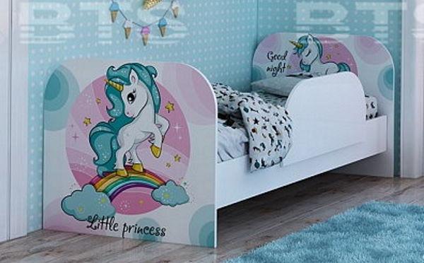 Фото Кровать детская Тойс КР-08 (СМ 80х180) от производителя БТС  в Геническе по цене 10&nbsp;440 ₽