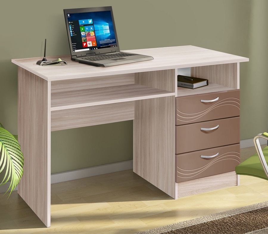 Фото Стол письменный Бриз МДФ от производителя Диал в Геническе по цене 5&nbsp;440 ₽