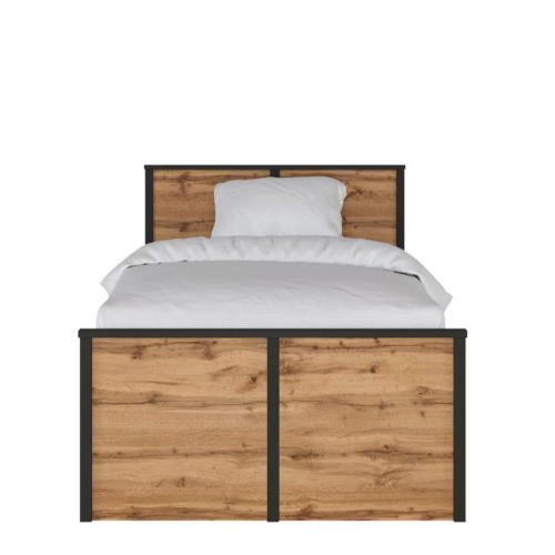 Фото Кровать односпальная Loft LOZ120x200 (СМ 120х200) с основанием от производителя Black Red White (БРВ) в Геническе по цене 15 910 ₽