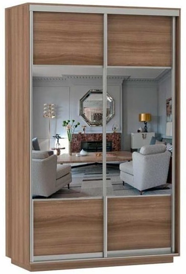 Фото Шкаф-купе Экспресс Дуо Комби (1,6х0,6х2,2 - 2 двери) от производителя Мебельная компания Е1 в Геническе по цене 24 870 ₽