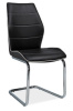 Стул Signal H331 ( Обивка стула:экокожа , хром, черный (Signal) )