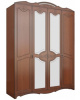 Фото Шкаф Лотос лакированный ШР-4 (178) четырехдверный от производителя Браво-мебель в Геническе по цене 55&nbsp;190 ₽