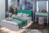 Фото Кровать односпальная Тифани КР-09 (СМ 120х200) от производителя Мебелони в Геническе по цене 18&nbsp;060 ₽