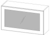 Фото Кухня Венеция шкаф навесной ШГ800с (45,6) от производителя SV-мебель в Геническе по цене 5&nbsp;400 ₽