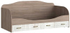 Фото Кровать односпальная с ящиками Афина (СМ 90х200) без основания от производителя Мебель Маркет в Геническе по цене 21&nbsp;910 ₽