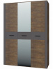 Фото Шкаф Куба ШР-3 (152) с зеркалом трехдверный от производителя Браво-мебель в Геническе по цене 34&nbsp;620 ₽
