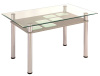 Фото Стол обеденный 3.0 с полкой мдф от производителя Мебель из стекла в Геническе по цене 12&nbsp;330 ₽