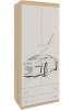 Фото Шкаф комбинированный Форсаж двухстворчатый с ящиками МKF-01 от производителя Мебельсон в Геническе по цене 10&nbsp;300 ₽