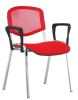 Фото Стул для посетителя Исо (Iso) arm net (хром) от производителя Новый стиль в Геническе по цене 4&nbsp;040 ₽