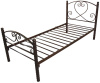 Фото Кровать односпальная Юлия-2-800 (СМ 80х190) основание металл трубка  от производителя Металл-Конструкция в Геническе по цене 10&nbsp;710 ₽