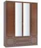 Фото Шкаф Лакированный ШР-4 (164) с зеркалом четырехдверный от производителя Браво-мебель в Геническе по цене 48&nbsp;970 ₽